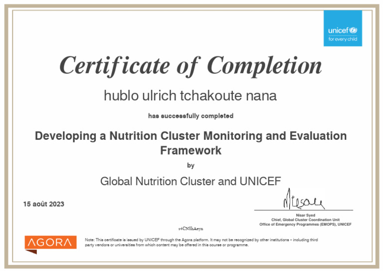 Nut-cluster-M - E-Framew FRork - Diplome - 2 | PDF