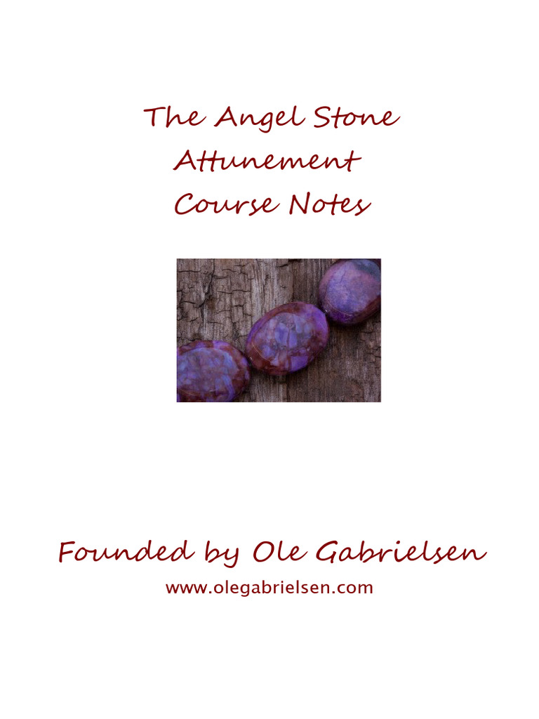 Angel Stone Healing Course Notes | PDF
