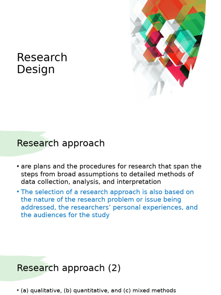 Research Design S2 | PDF | Quantitative Research | Qualitative Research