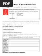 Unit 5 Lesson 2 Safer Celebrations | PDF | Risk | Social Aspects ...