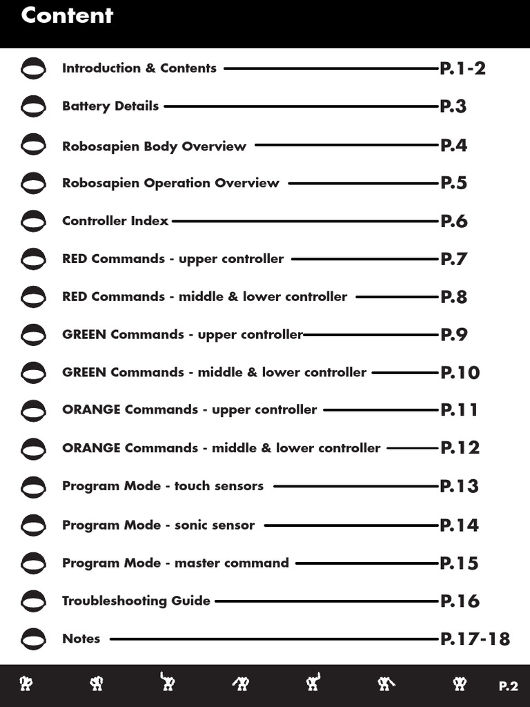 Robosapien V2 User Manual | PDF