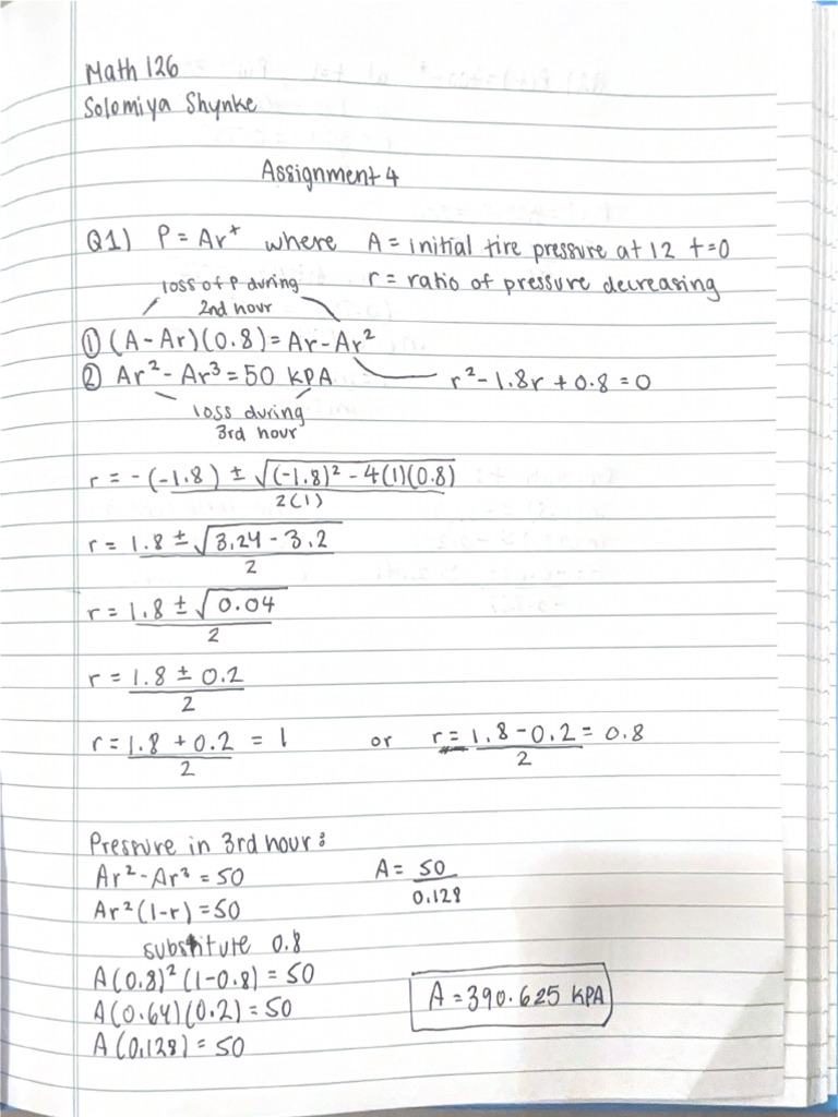 Math 126 | PDF