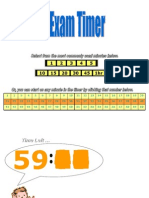 Exam Timer