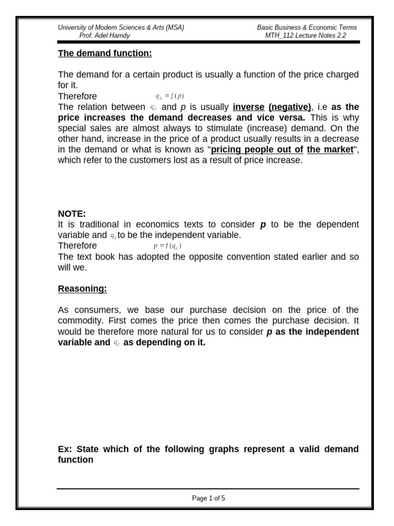2-2-demand-function-pdf-economic-equilibrium-demand