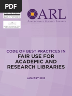 Code of Best Practices Arl