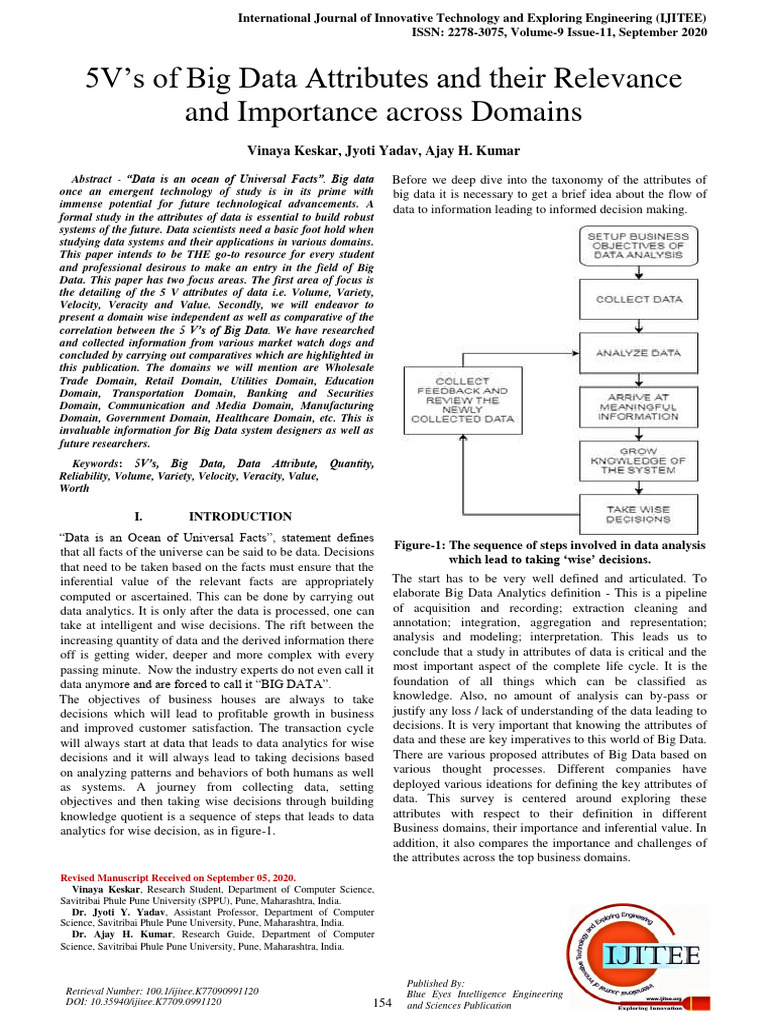 5 V's of Big Data: Attributes Explained | PDF | Big Data | Data