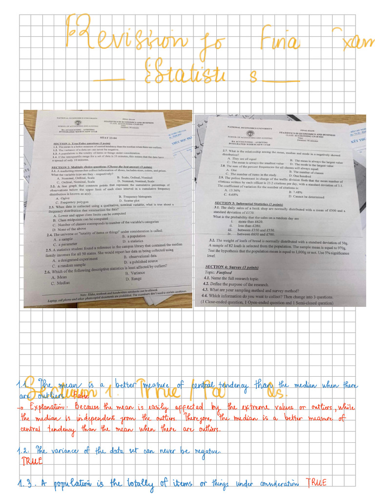Review statistics for business pdf