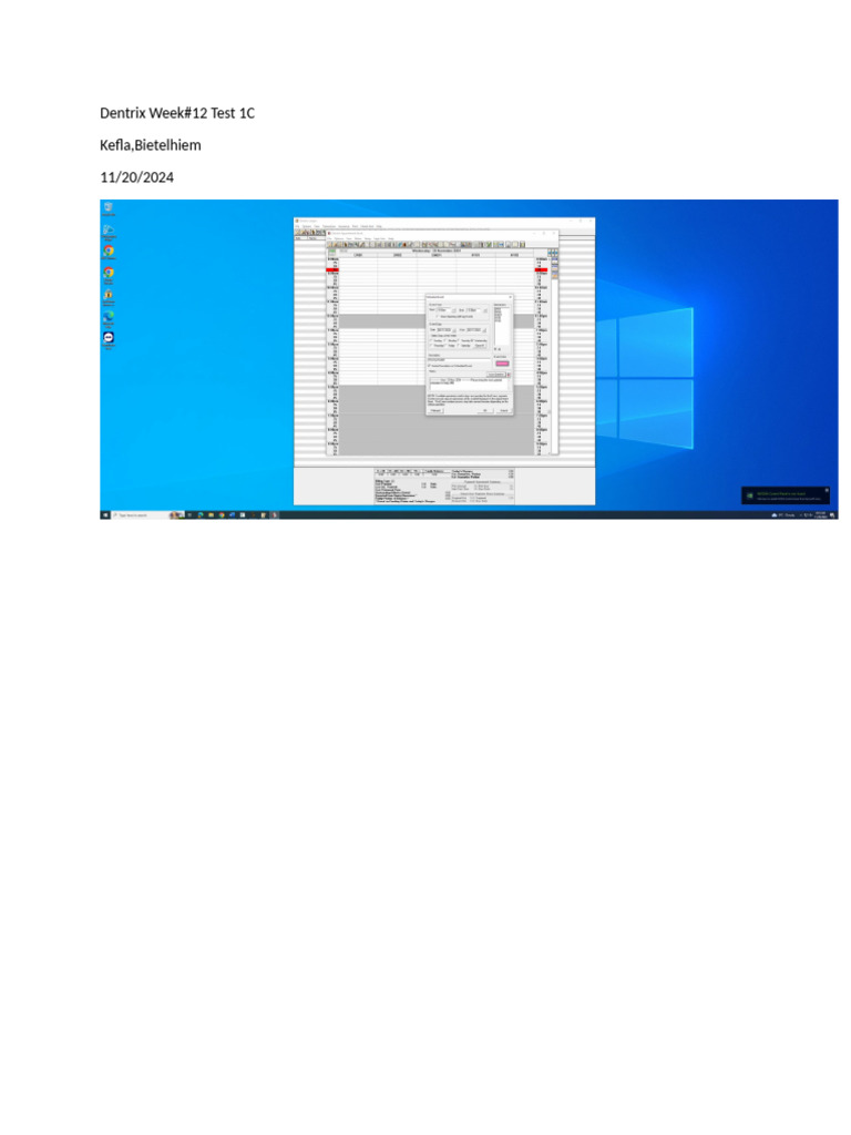 Kefla, Bietelhiem Dentrix Week#12 Test 1C | PDF