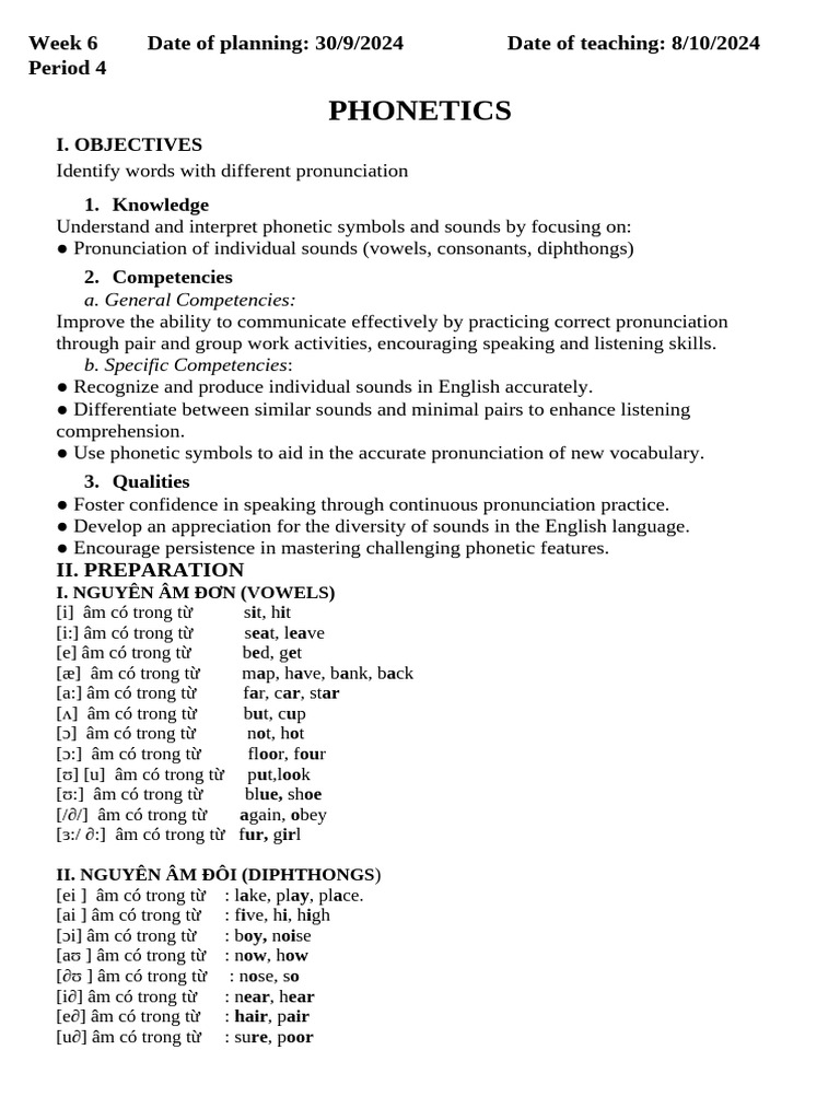 Phonetics 10 | PDF