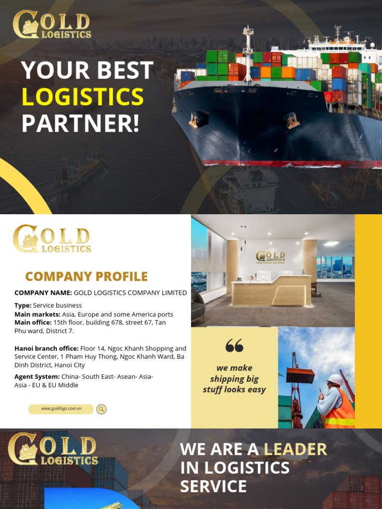 Gold Logistics: Your Trusted Freight Partner | PDF