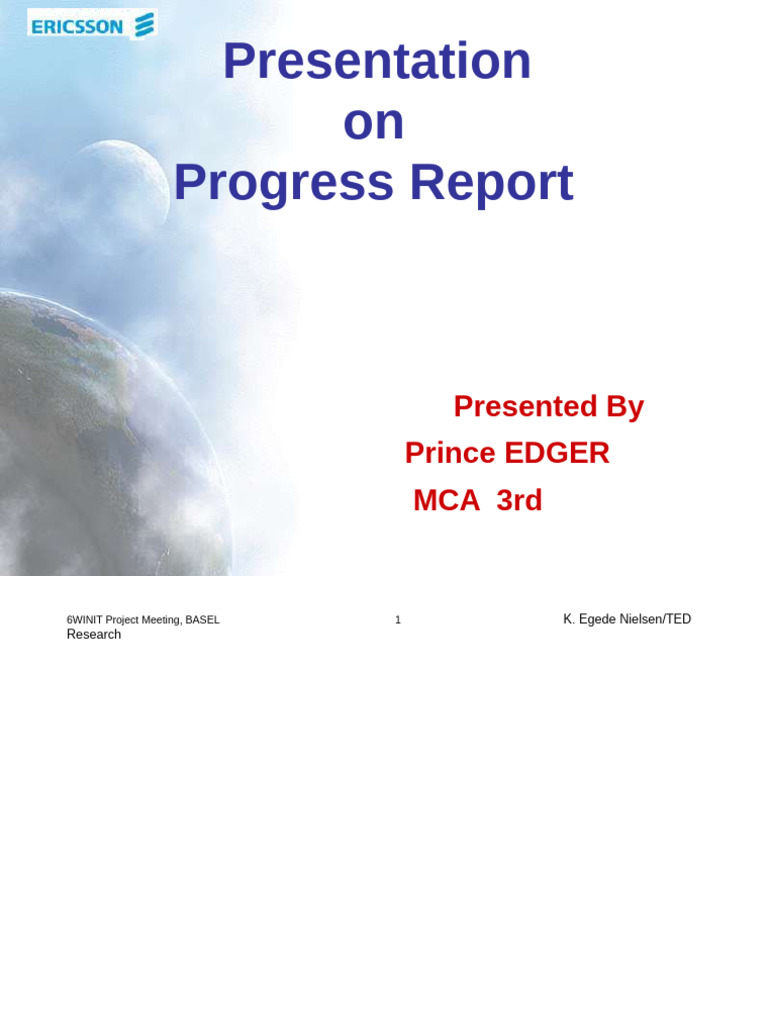 Lesson - 12B Progressreport Slide | PDF