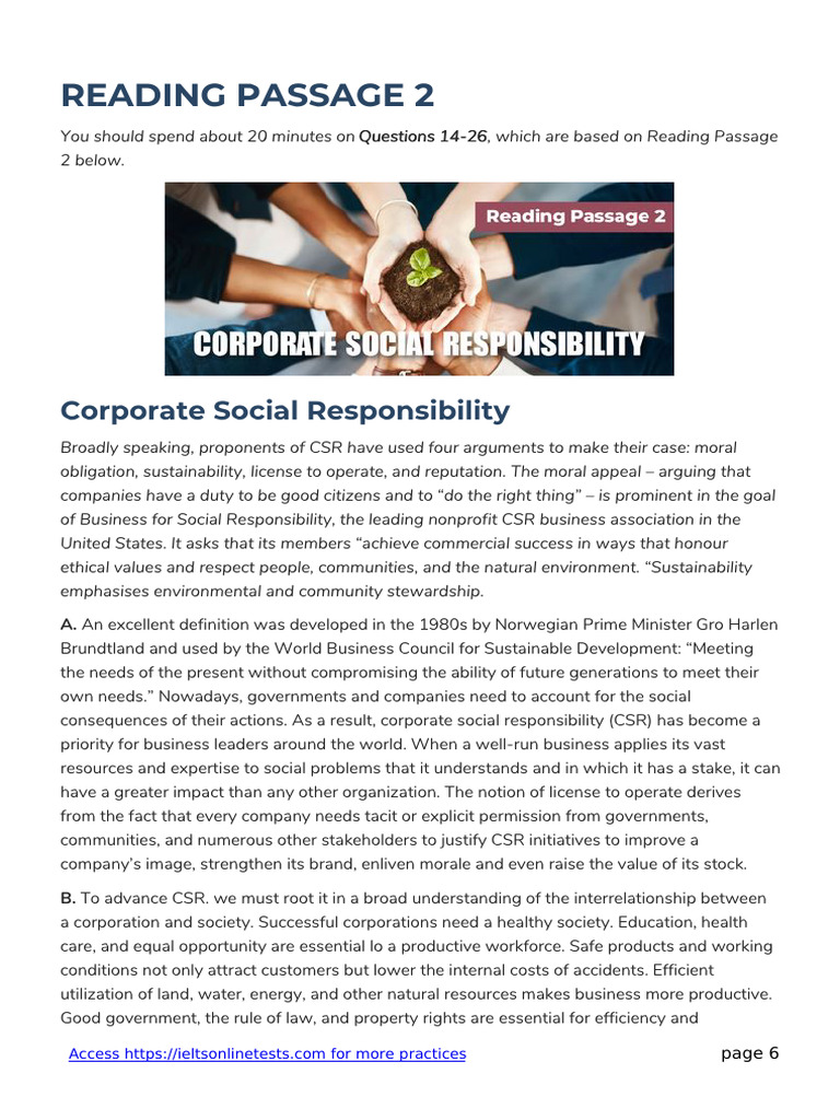 Corporate Social Responsibility Insights | PDF | Corporate Social ...