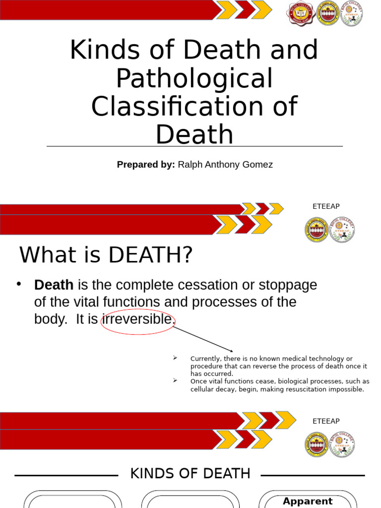 Kinds of DeathPCOD Gomez 1 | PDF | Clinical Medicine | Physiology