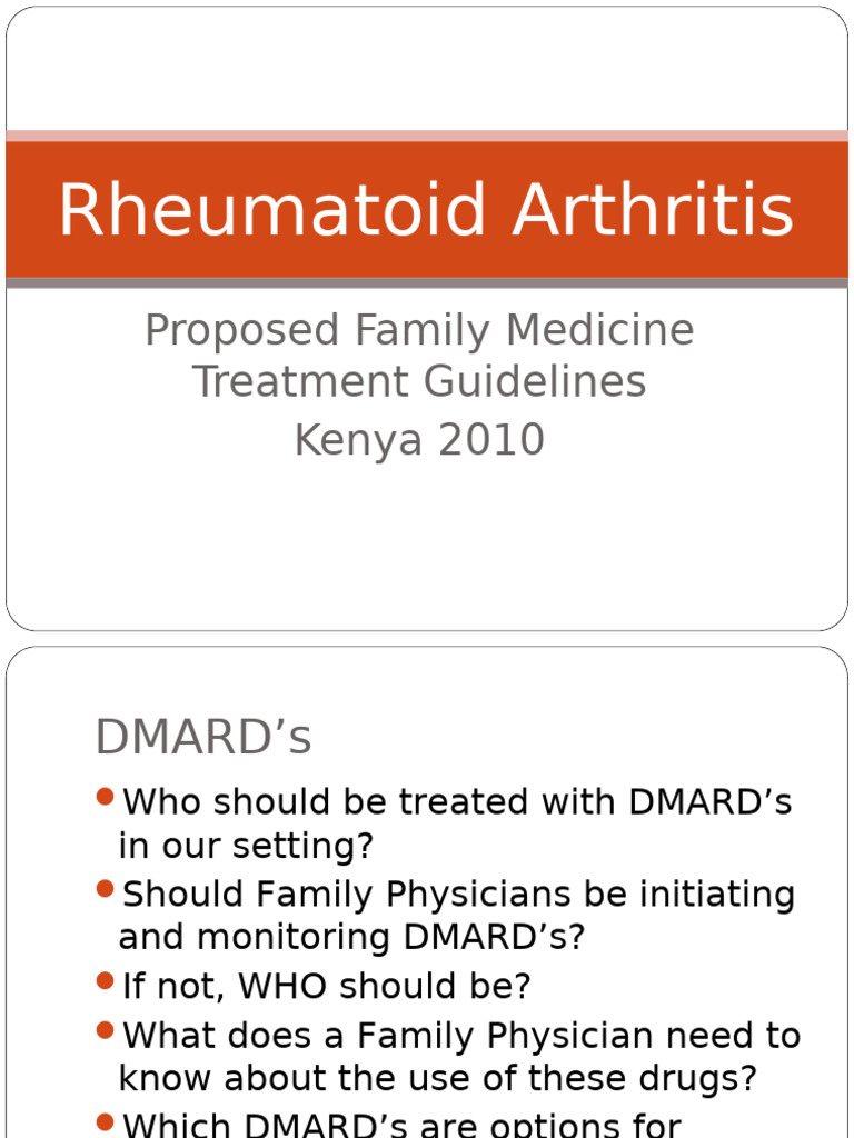 Rheumatoid Arthritis II | PDF | Rheumatoid Arthritis | Nonsteroidal ...