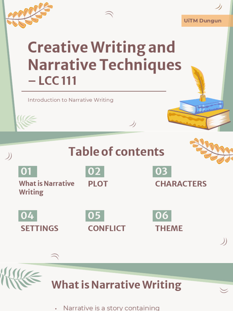 Narrative Writing Essentials Guide | PDF | Plot (Narrative) | Narrative