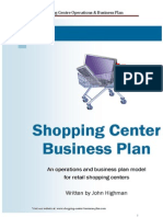 Shopping Centre Business Plan Sample