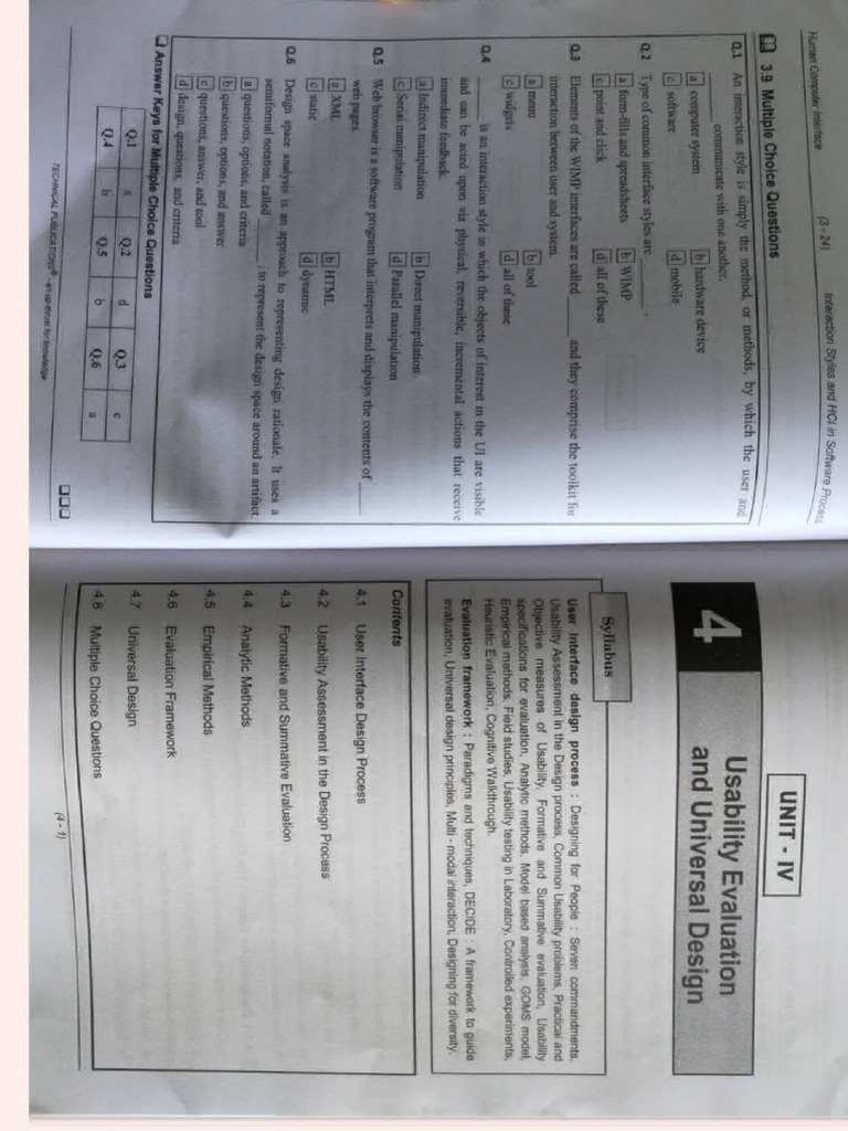 Unit 4 HCI | PDF