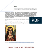 Prayer To ST - Philomena