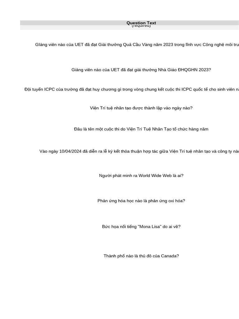 Question Text | PDF