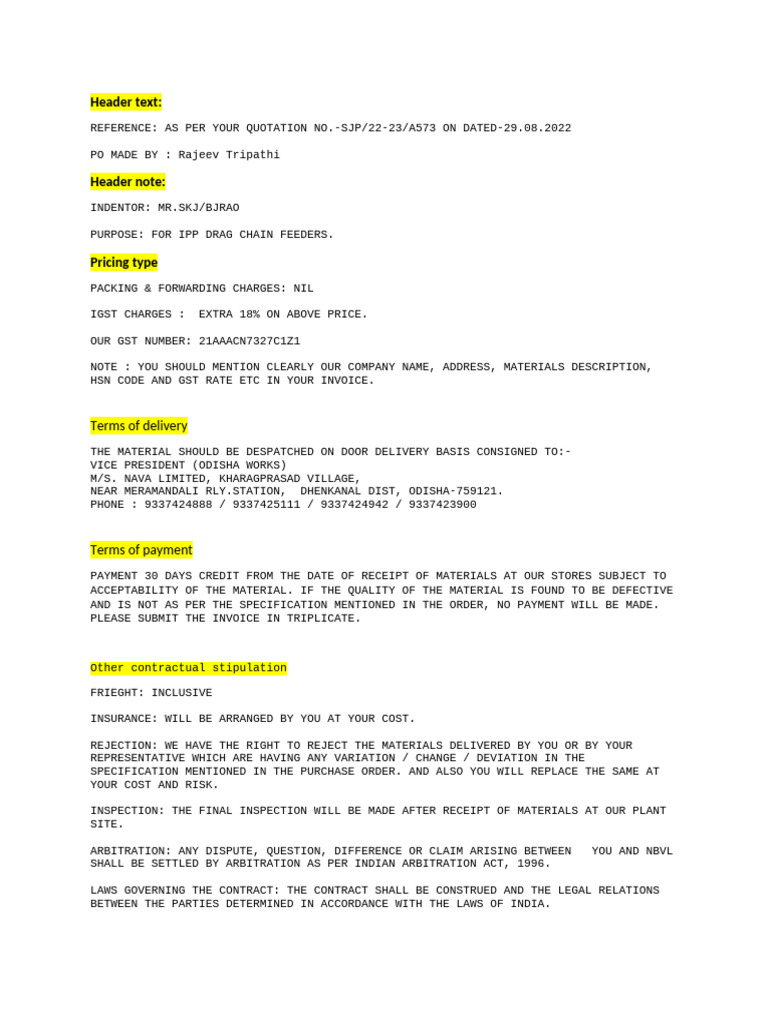 Text of P.O Good | PDF