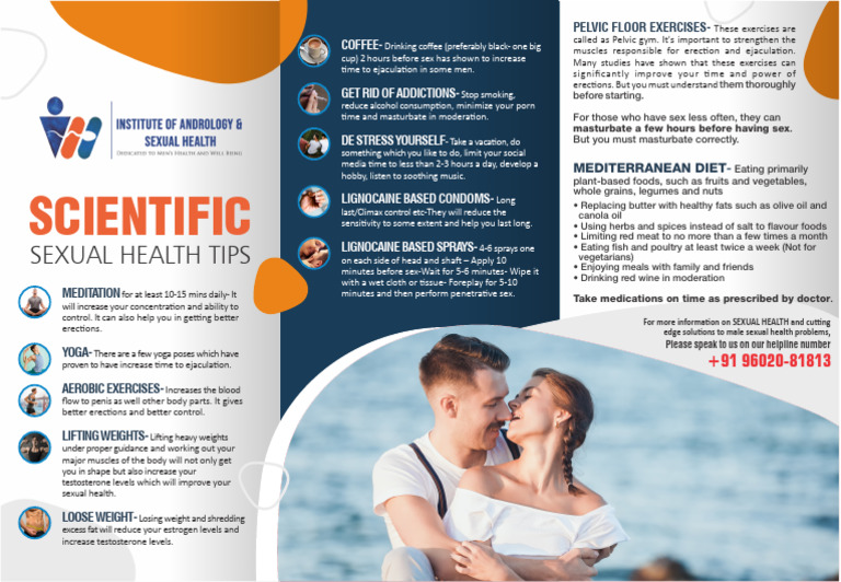 Institute of Andrology and Sexual Health IASH Brouchre | PDF