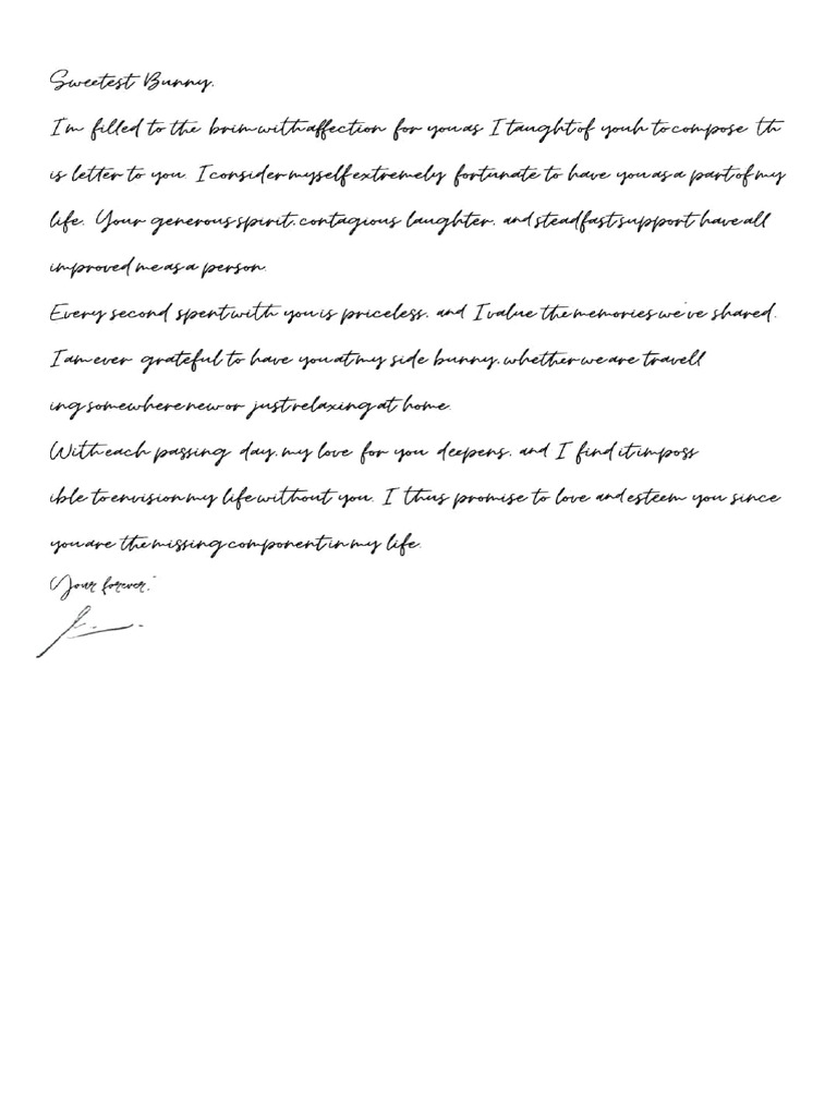 Letter For Surprise (1) | PDF