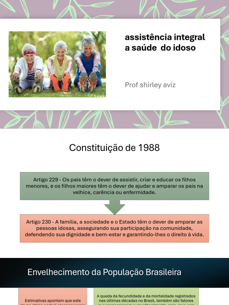 Saude Do Idoso 2023 | PDF | Terceira idade | Envelhecimento