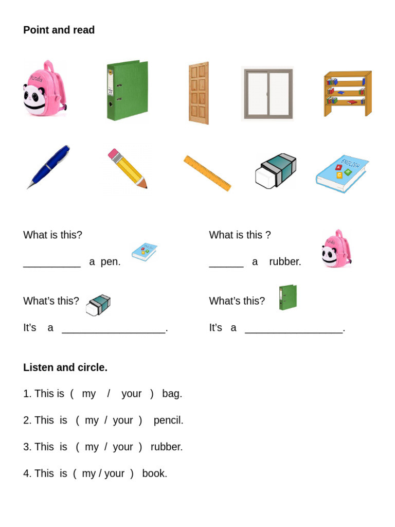 English Things This and That | PDF
