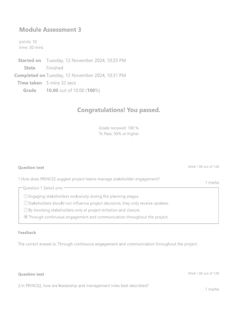 Module - 3exam 1 | PDF