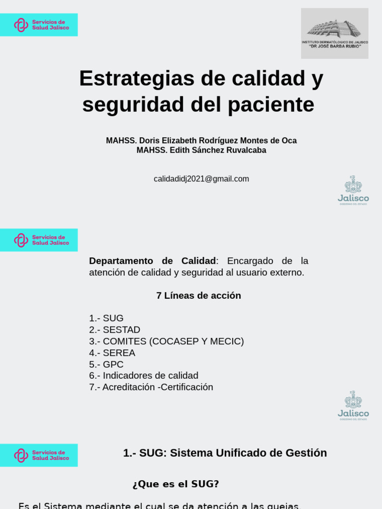 Calidad en Los Servicios de Salud | PDF | Medicina | Cuidado de la salud