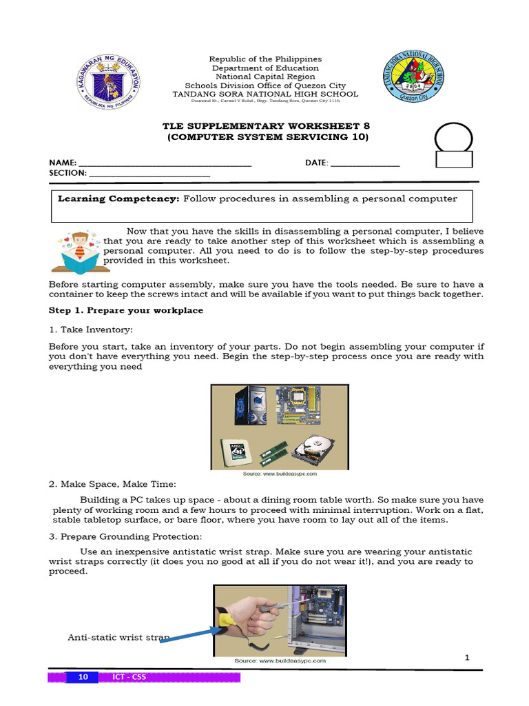 WS 8 Personal Computer Assembly | PDF | Electrical Connector ...