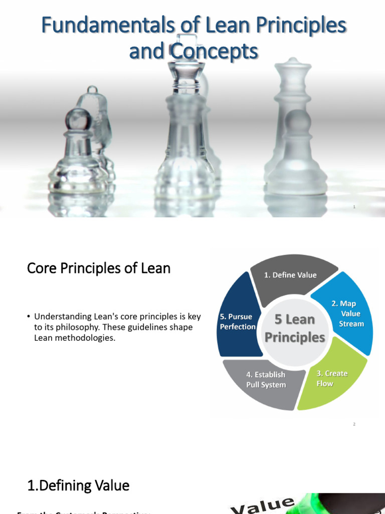 Core Principles of Lean | PDF | Lean Manufacturing | Agile Software ...