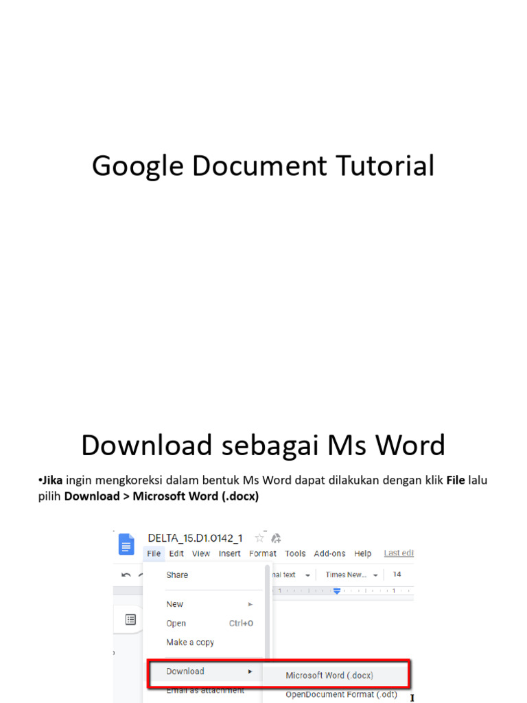 Panduan Lengkap Google Docs untuk Mahasiswa | PDF