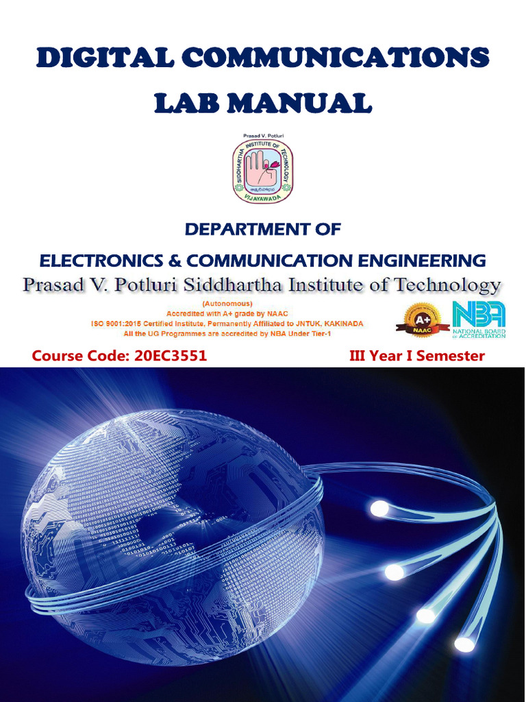 Digital Communications Lab Manual Pdf Modulation Frequency Modulation