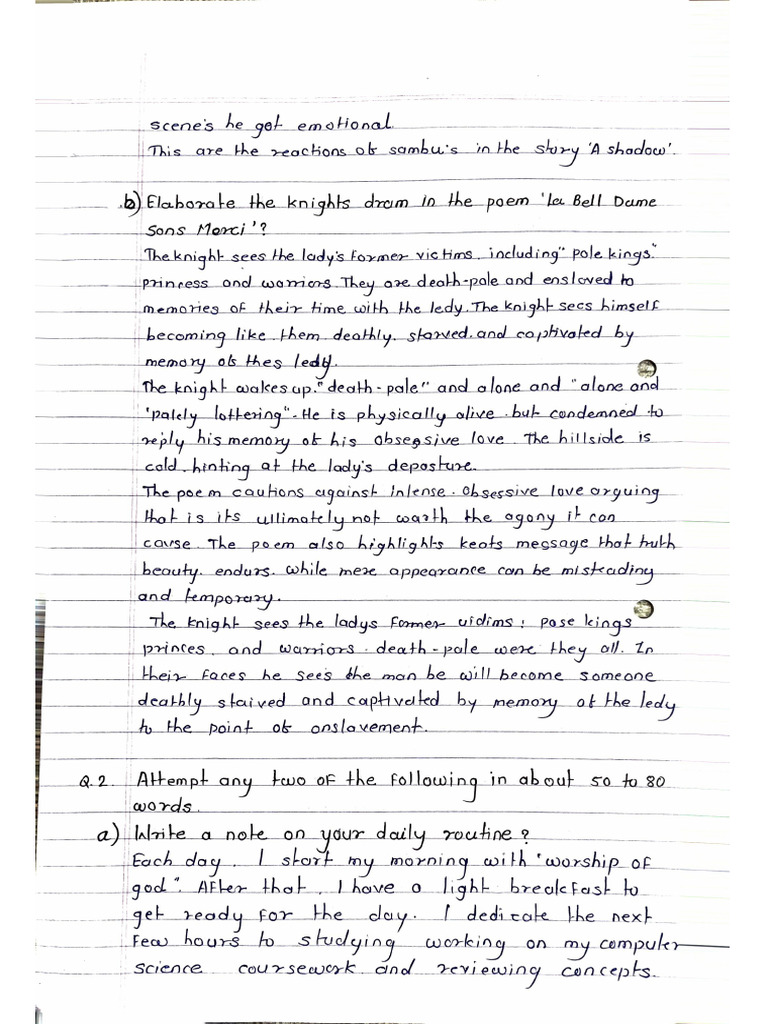 English 3rd Sem | PDF