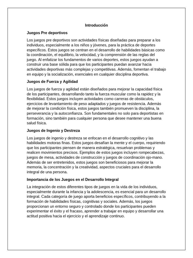 Introduccion de Recreacion | PDF