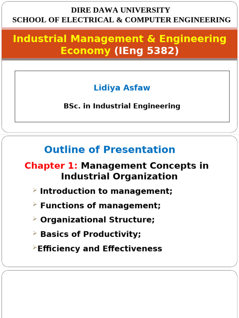 Chapter 1 | PDF | Organizational Structure | Planning
