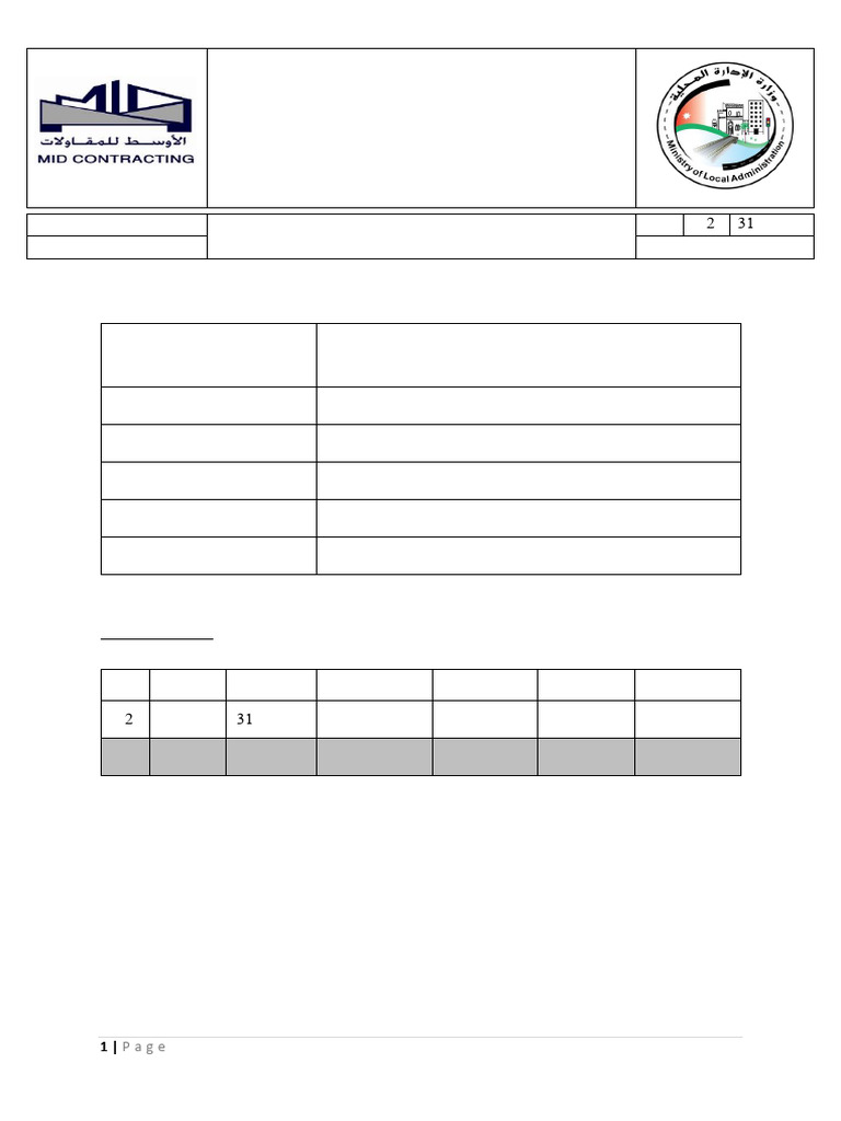 Al Azraq Landfill Access Road Method Statement | PDF | Wear
