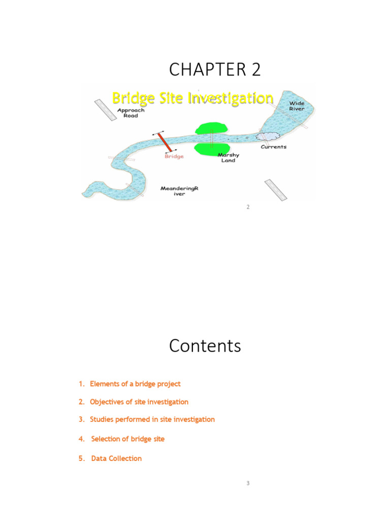 Bridge Site Investigation Essentials PDF Bridge River