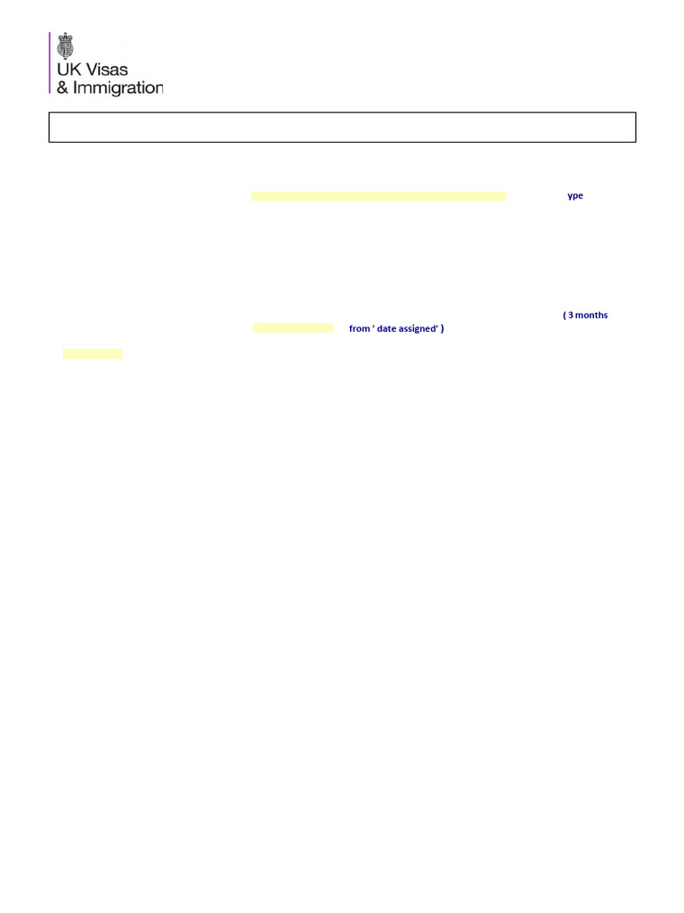 Template Cos With Explanation | PDF | Identity Document | Government ...