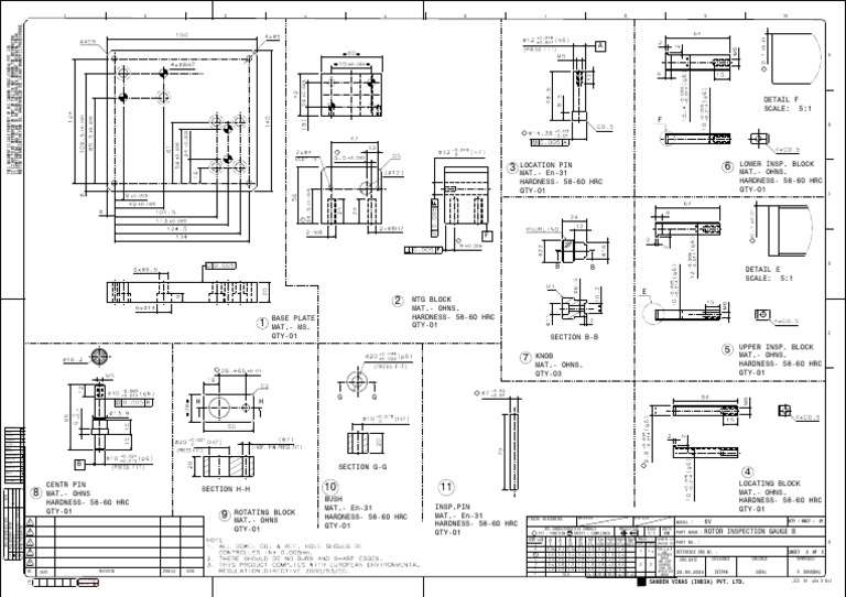 Rotor Inspection Gauge Specifications | PDF