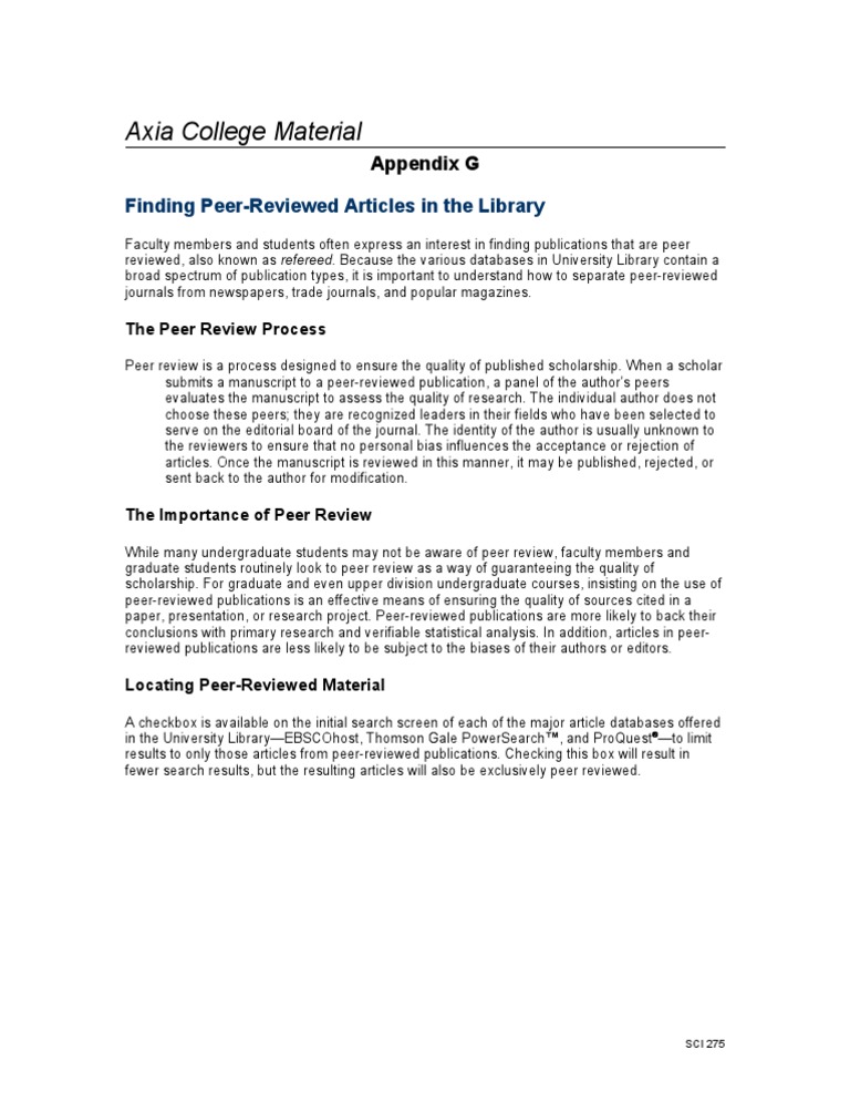 Sci275 Appendix G | PDF | Career & Growth | Business