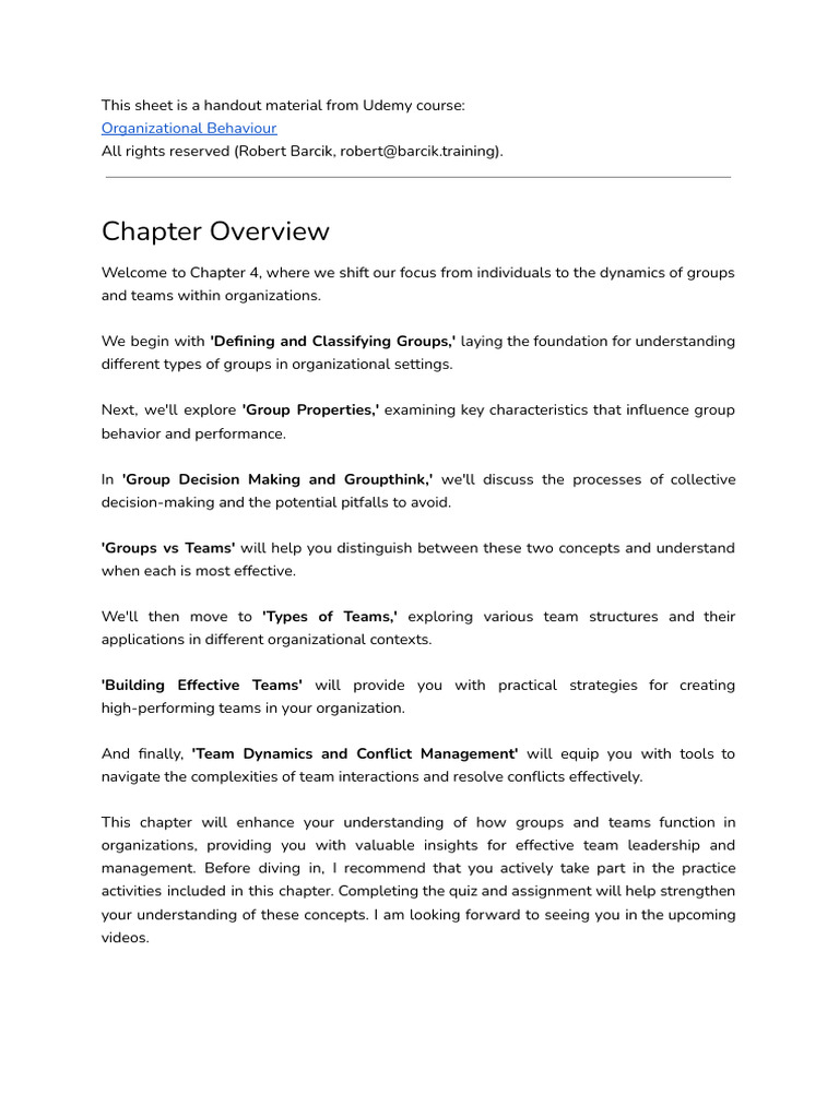 Overview+of+Chapter+4 | PDF