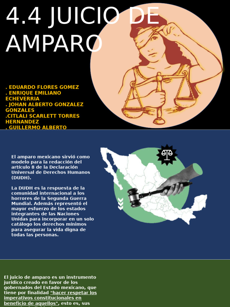 Juicio de Amparo Justicia Constitucional | PDF | Judicaturas | Constitución