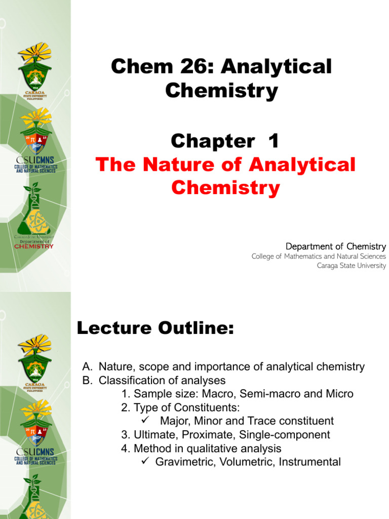 Understanding Analytical Chemistry Basics | PDF | Analytical Chemistry ...