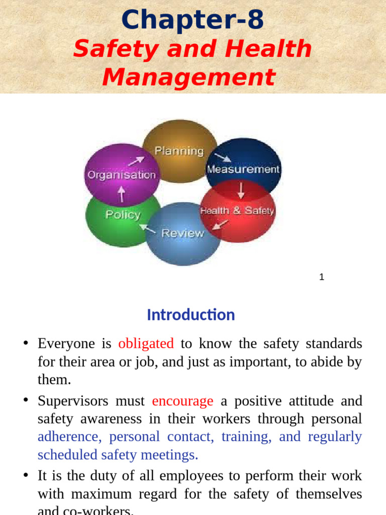 Chapter 8 | PDF | Occupational Safety And Health | Safety