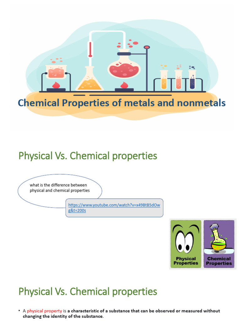 7 Chemical Properties of metals and nonmetals | PDF | Ion | Electron ...