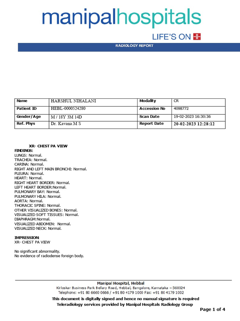 Radiology Report-4098772 | PDF | Mammography | Radiology