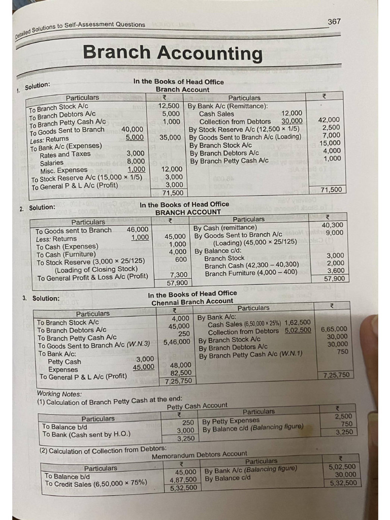 Branch Accounting Solution PDF | PDF