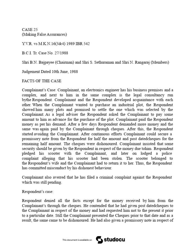 Presentation case pdf cheque lawsuit